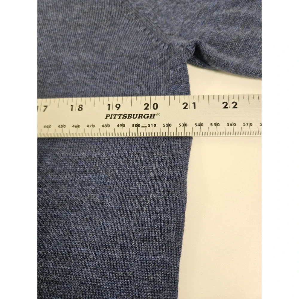 Rodd & Gunn Merino Wool Pullover V-Neck Sweater Blue Men's Small New